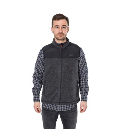 Trespass Mens Leafminer Fleece Gilet (Black Melange) - UTTP4751