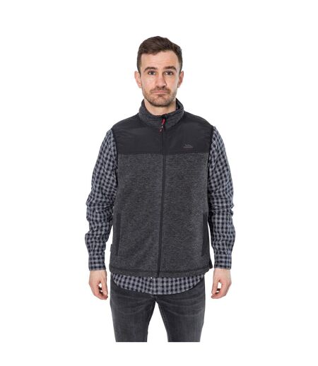 Trespass Mens Leafminer Fleece Gilet (Black Melange) - UTTP4751