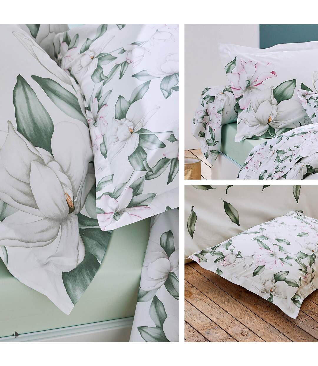 Taie de traversin percale de coton MAGNOLIA-5