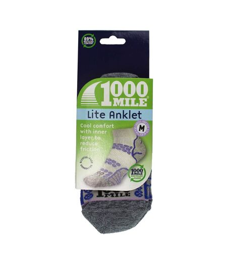 Ladies Lite Double Layer Anklet Socks - 1 Pack Repreve Socks for Women