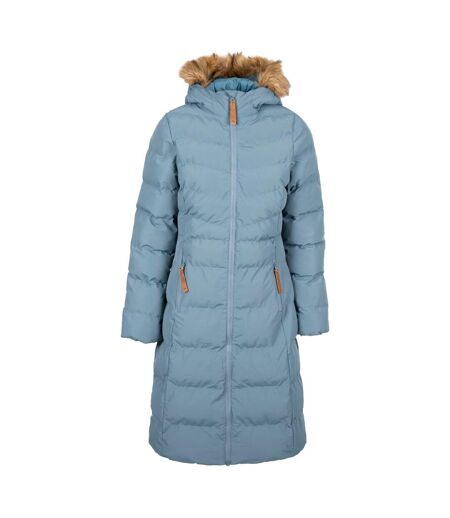 Doudoune Longue Audrey Femme Étain Trespass
