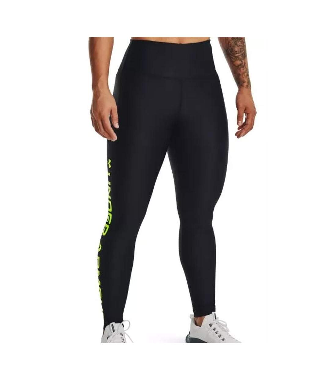 Legging Noir Femme Under Armour 1376327 - L-1