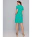 Robe zippée maille polo, détails rayés-2