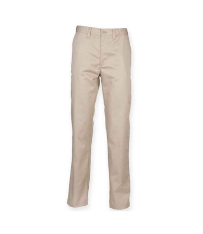 Chino 65/35 Homme Beige Gris Henbury