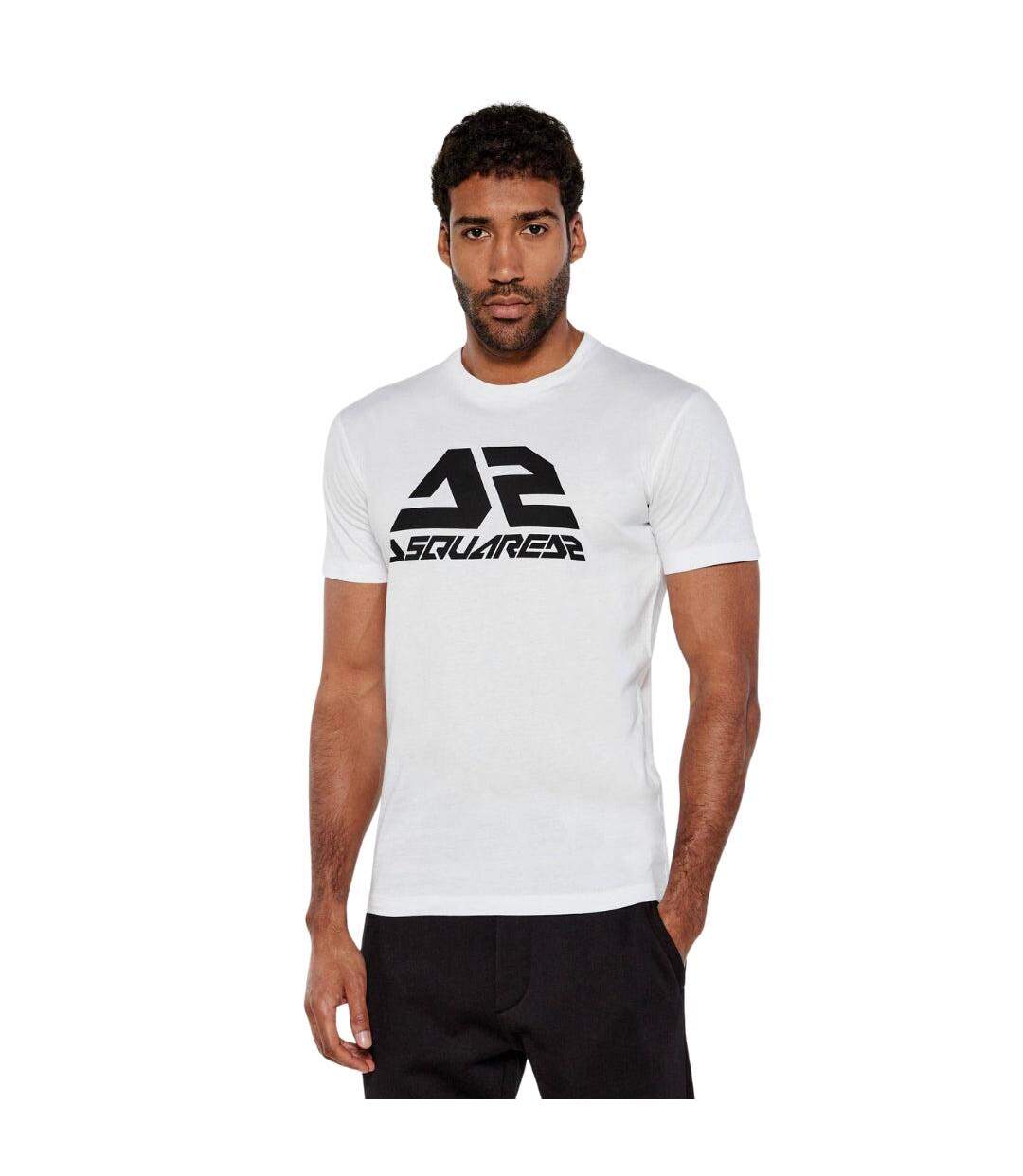 T-shirt Motif/style Vif Homme Blanc DSquared2-2