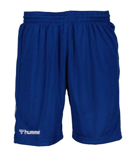 Short De Foot Motif/style Sportif Adulte Vrai Bleu Hummel