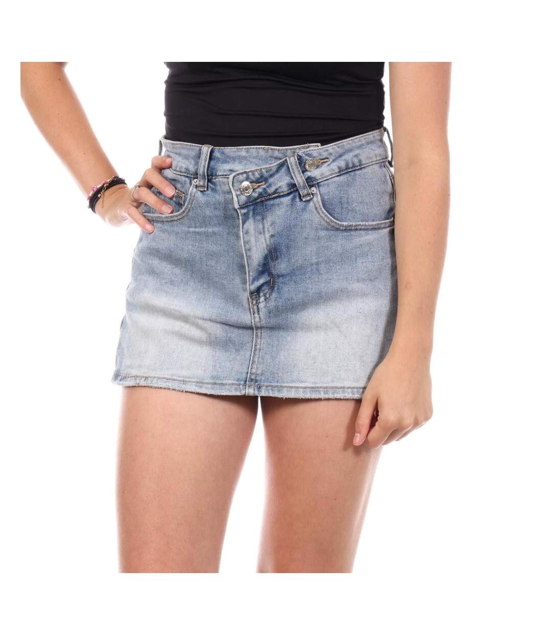 Jupe short bleu femme monday premium 164-1