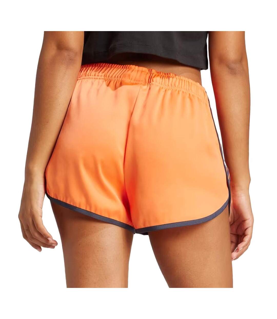 Short de sport orange femme adidas sprinter-2