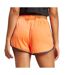 Short de sport orange femme adidas sprinter-2