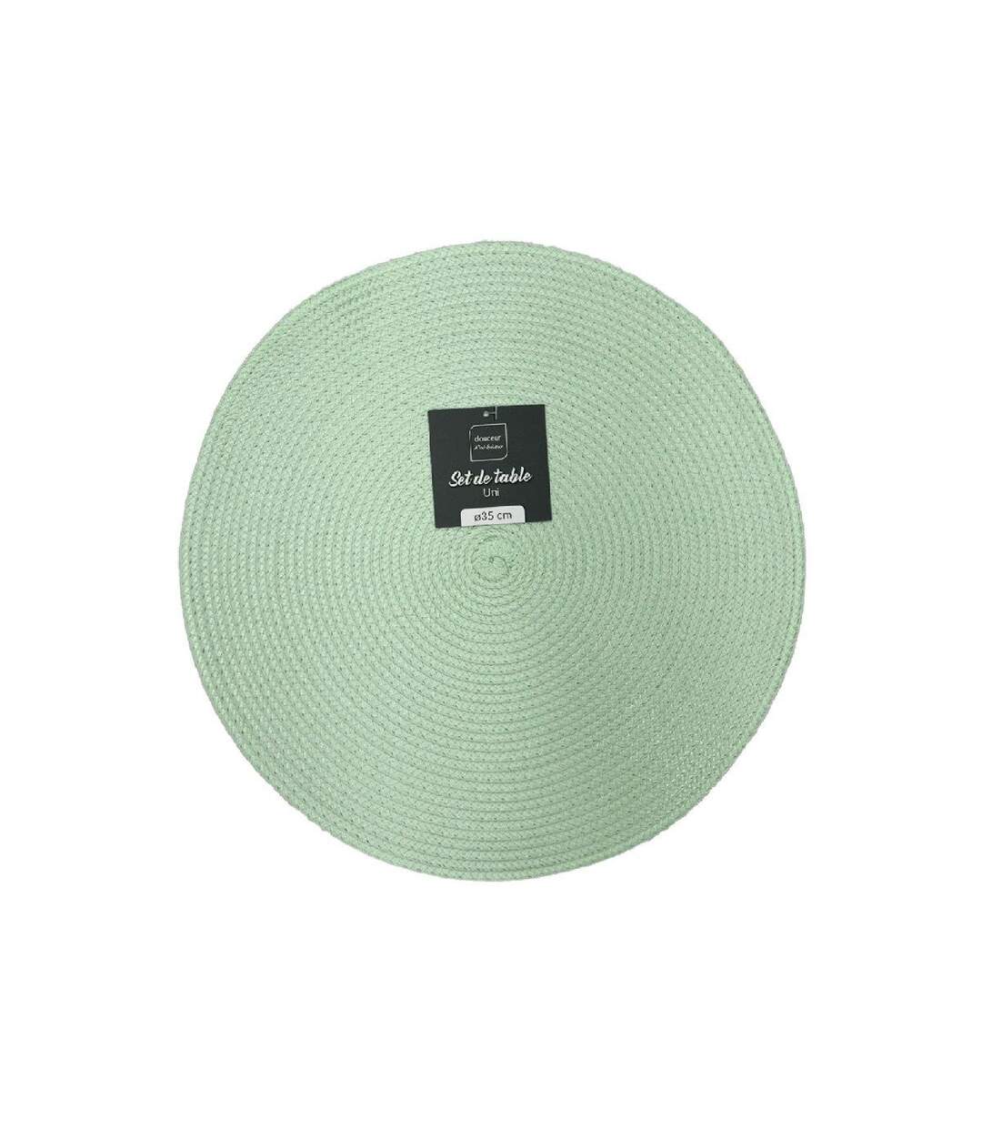 Set de Table Uni Zebulon 35cm Vert Opale-2