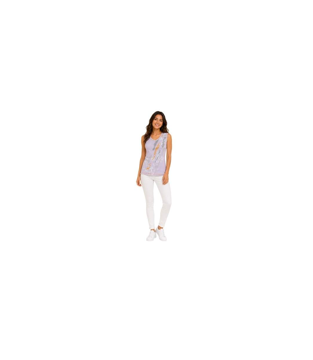 Womens/ladies Tie Back Vest Top Multicoloured Puma-1