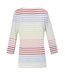 Womens/ladies bayletta 3/4 sleeve top white/multicoloured Regatta-2