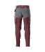 Pantalon De Travail Customised Homme Bordeaux Gris Pierre Mascot-2