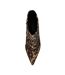 Bottines Motif/style Imprimé Léopard Femme Beige Noir Steve Madden-3