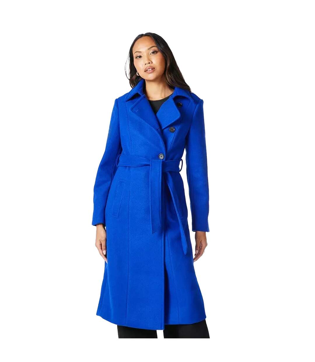 Manteau femme cobalt Principles-1