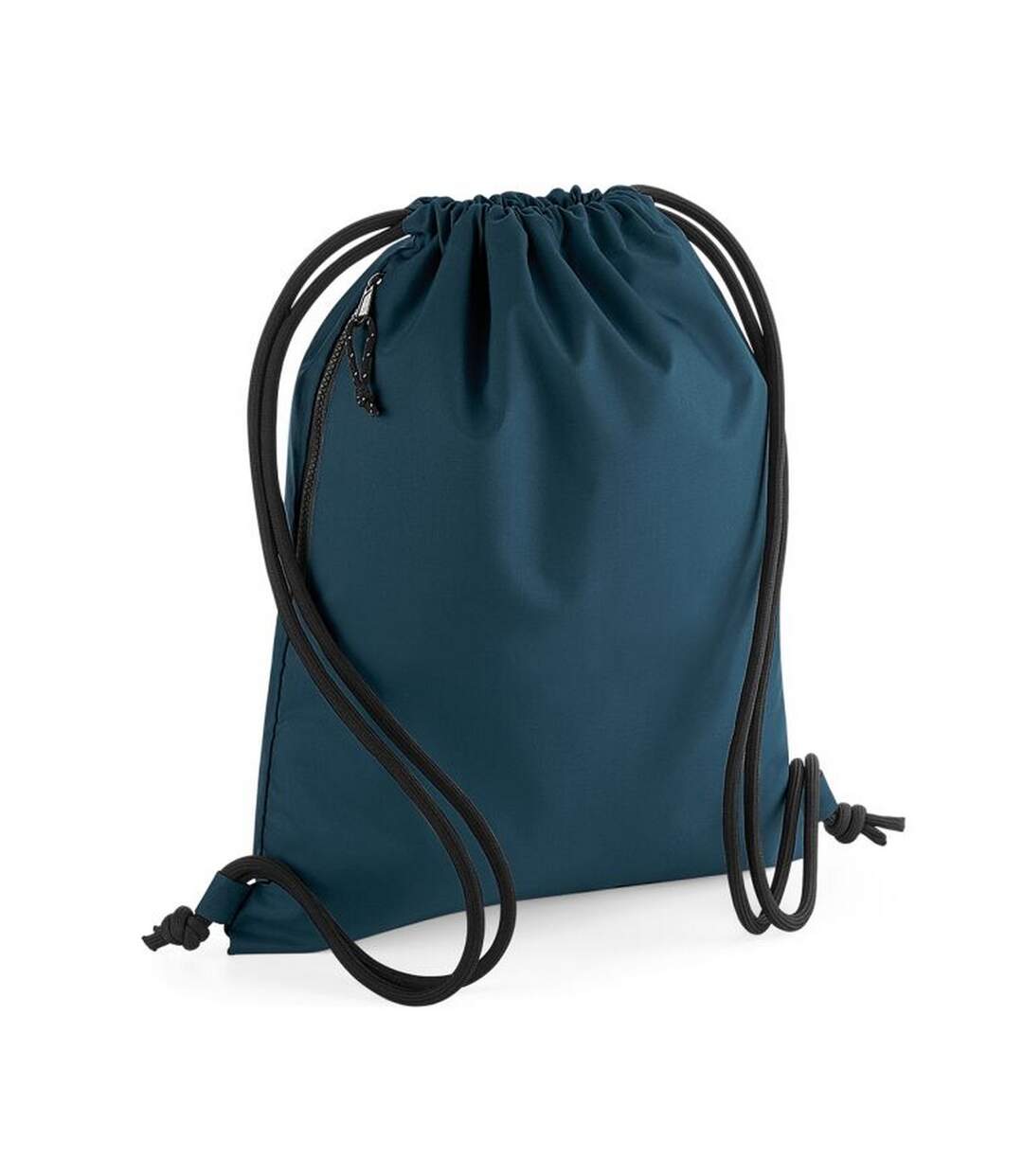 Recycled Drawstring Bag One Size Petrol Bagbase-1