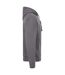 Mens Ringspun Cotton Hoodie Charcoal Casual Classics-4