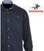 WINCHESTER TONIGHT1 — Chemise à carreaux manches longues noir : confort et texture en pur coton-4