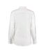 Womens/ladies Workplace Long Sleeve Oxford Blouse White Kustom Kit-2