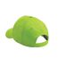 Childrens/kids original 5 panel cap lime Beechfield-2