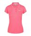 Polo Manches Courtes Maverick Femme Rose Tropical Regatta-1