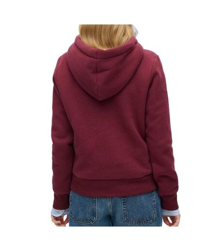 Sweat rouge  femme superdry luxe - l