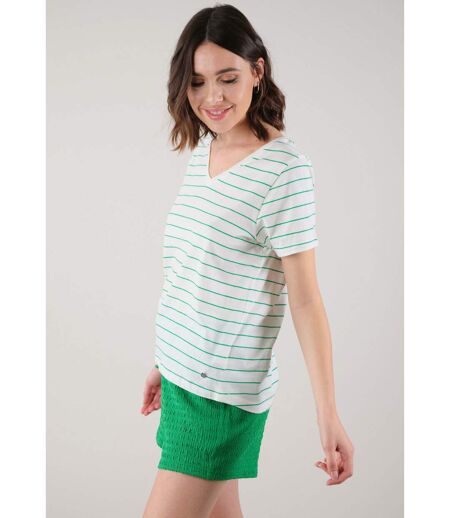 T-shirt casual à rayures femme BINTI