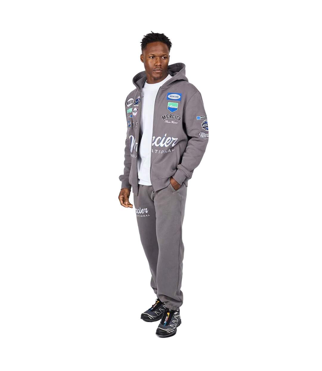 Pantalon De Jogging International Homme Gris Mercier-3