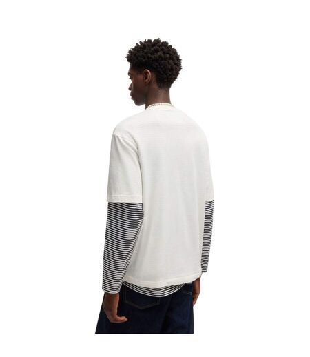 T-shirt Style Œuvre D´art Nugocrea Homme Blanc Hugo