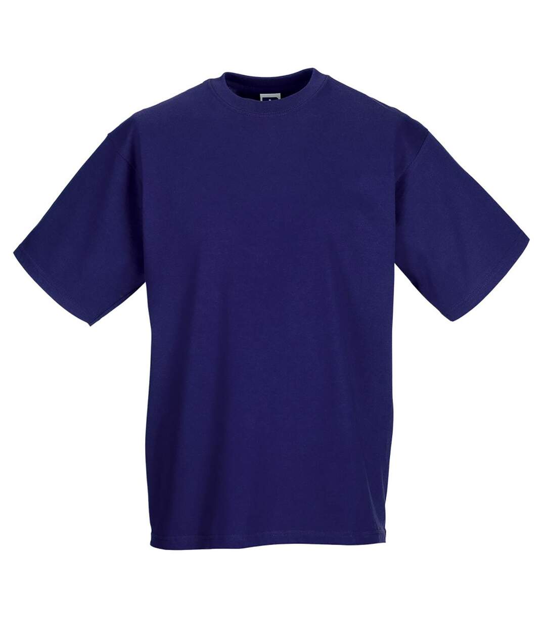 T-shirt À Manches Courtes Homme Pourpre Russell-2