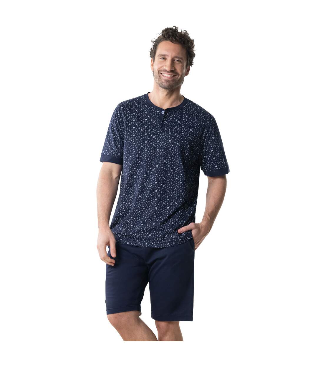 Pyjama court homme Coton Bio