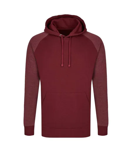 Sweat À Capuche My Mate Homme Bordeaux Bordeaux Chiné Miners Mate