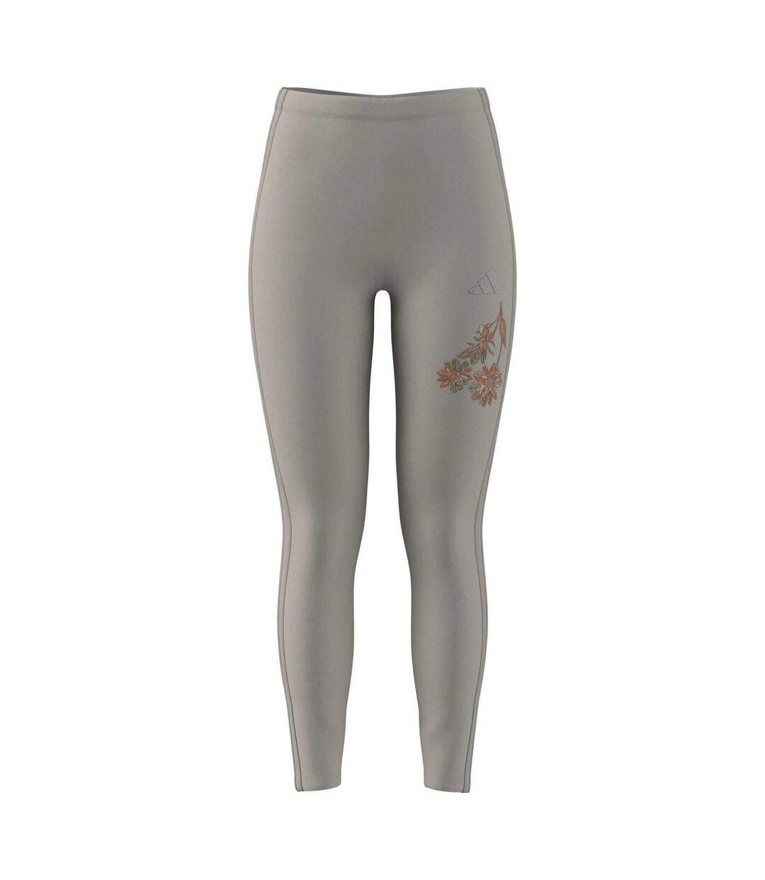 Legging Motif/style 3 Rayures Femme Blanc Cassé Adidas-1