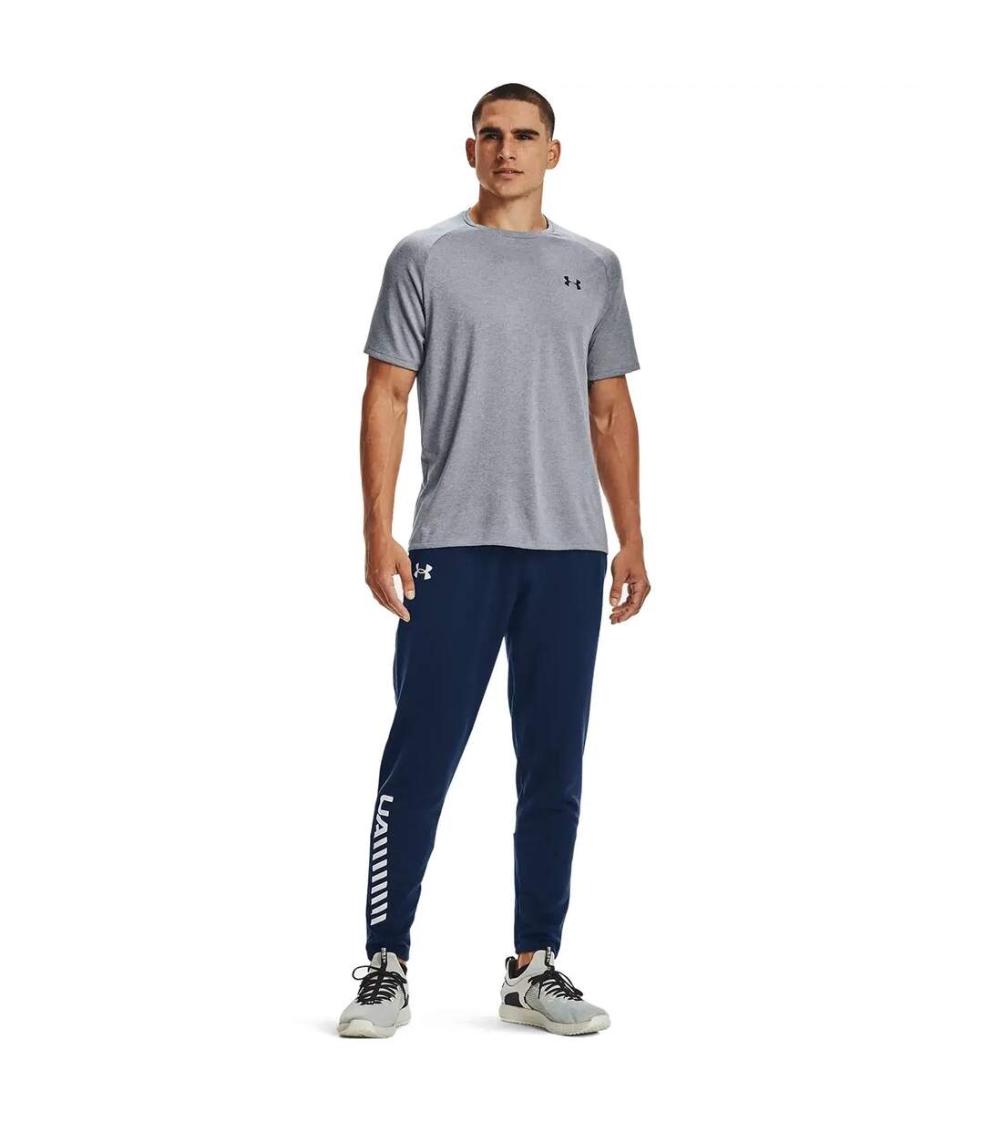 T-shirt tech homme gris clair Under Armour