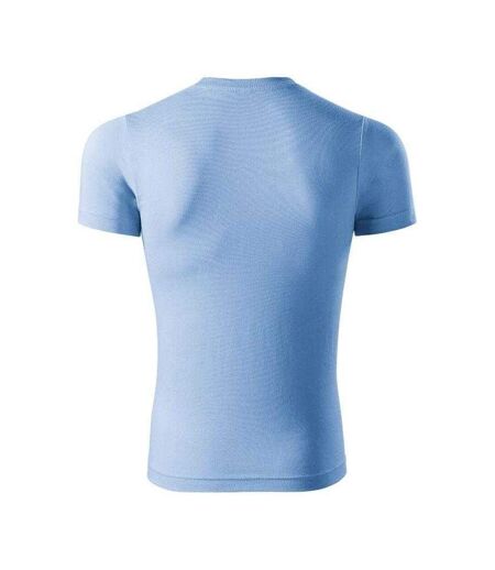 T-shirt Motif/style Peinture Homme Bleu Clair Malfini