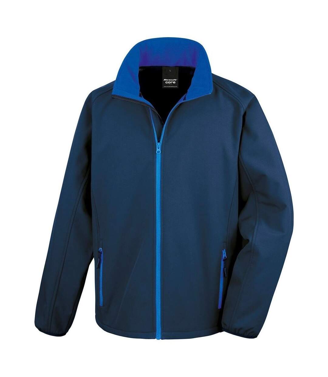 Veste softshell - Homme - R231M - bleu marine et bleu roi-1