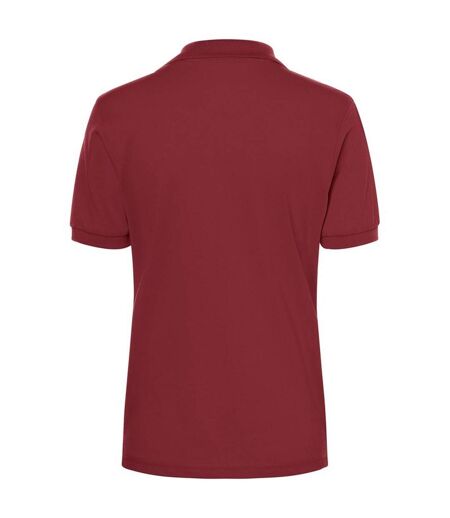 Polo Classic Femme Bordeaux James And Nicholson