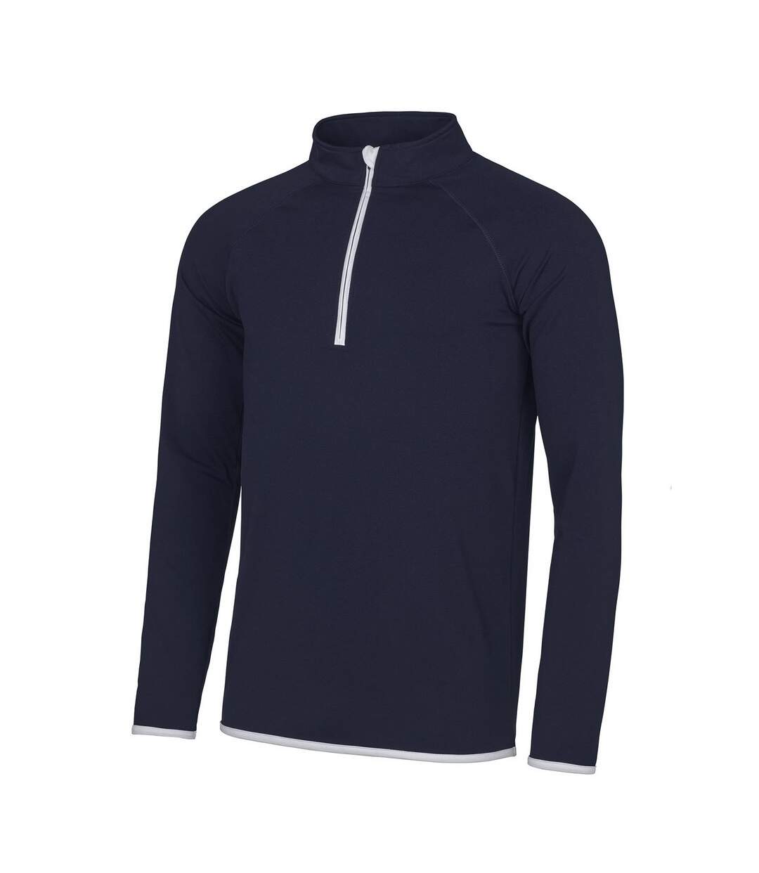 Sweat Motif/style Uni Homme Bleu Marine Français Blanc Just Cool-1