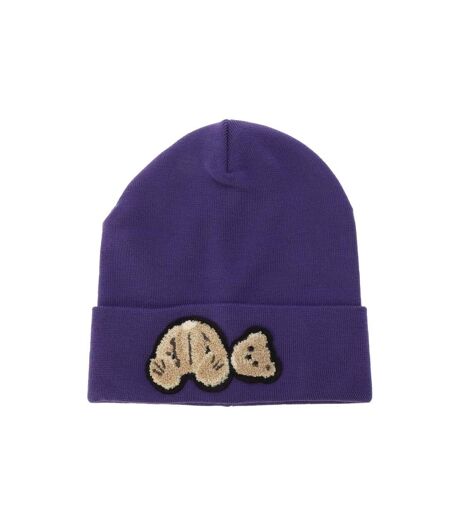 Unisex Adult Bear Beanie Purple Palm Angels