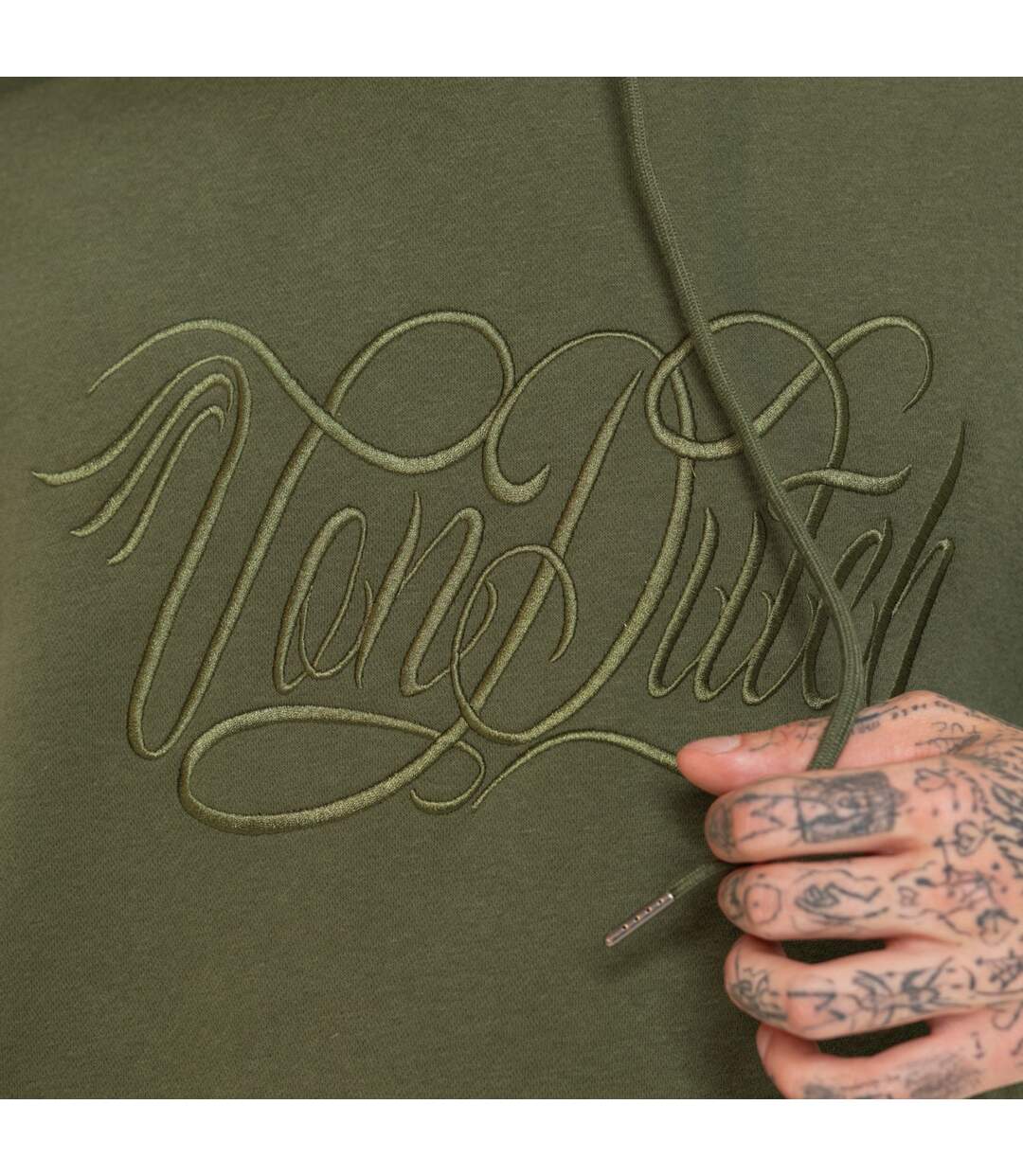 Sweat à capuche en molleton avec broderie Ruben Vondutch-2