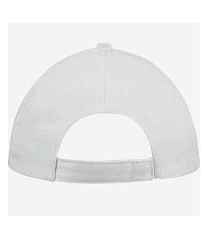 Casquette de baseball buzz unisexe blanc SOLS