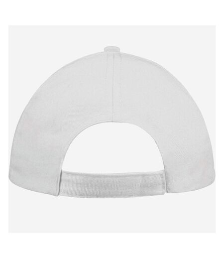 Casquette de baseball buzz unisexe blanc SOLS