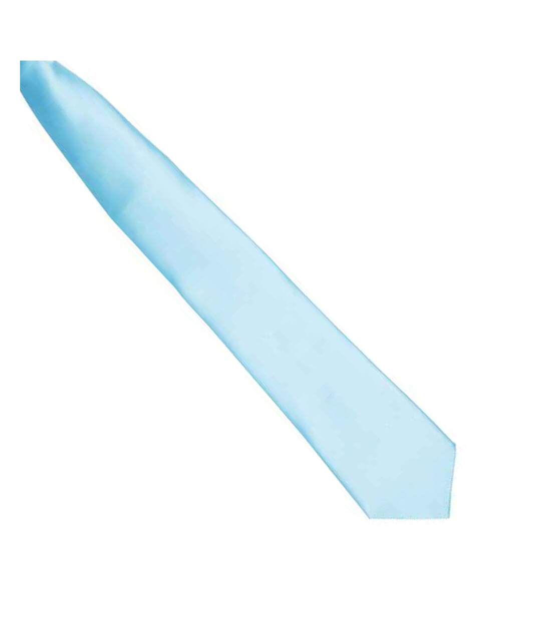 Premier Colours Mens Satin Clip Tie (Turquoise) (One size) - UTRW4407-2