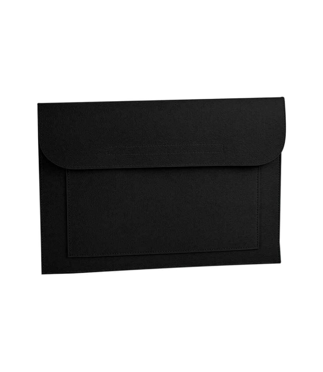 Felt laptop sleeve one size black Bagbase-1