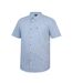 Chemise Manches Courtes Motif/style Texturé Homme Bleu Gelert-3