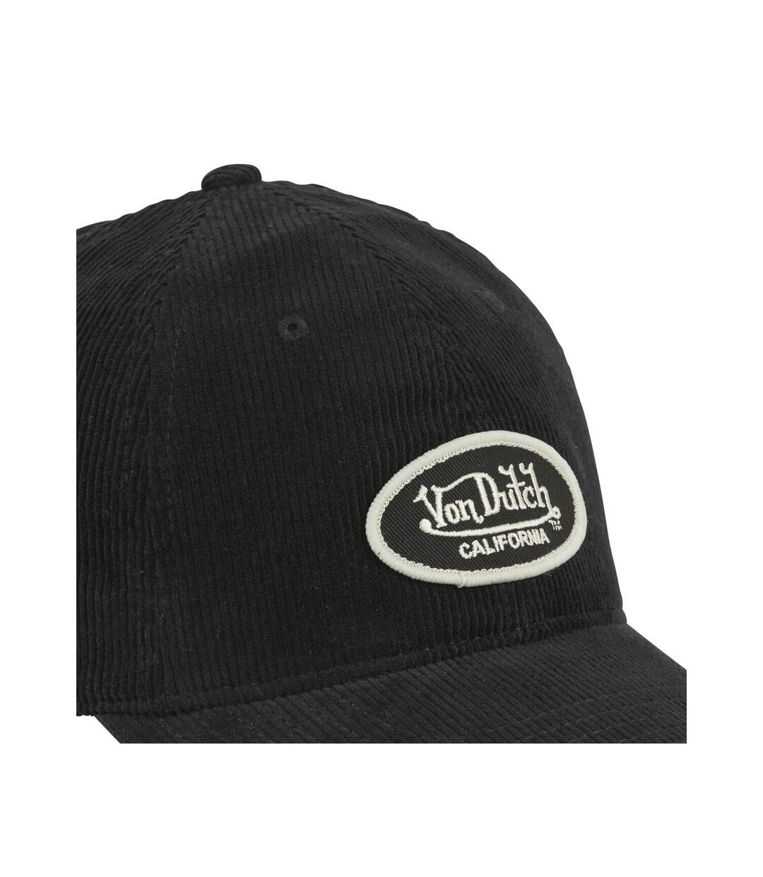 Casquette dad cap adulte en velours avec patch Log Vondutch-3