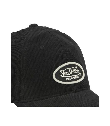 Casquette dad cap adulte en velours avec patch Log Vondutch
