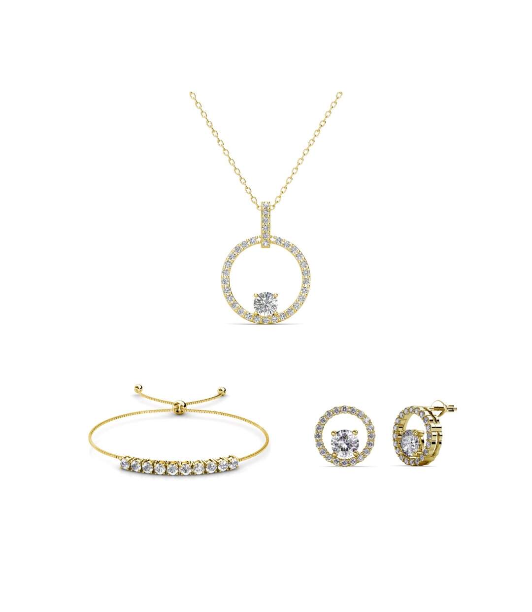 Parures Mia Amory, Cristal d'Autriche, Zircon Blanc-1