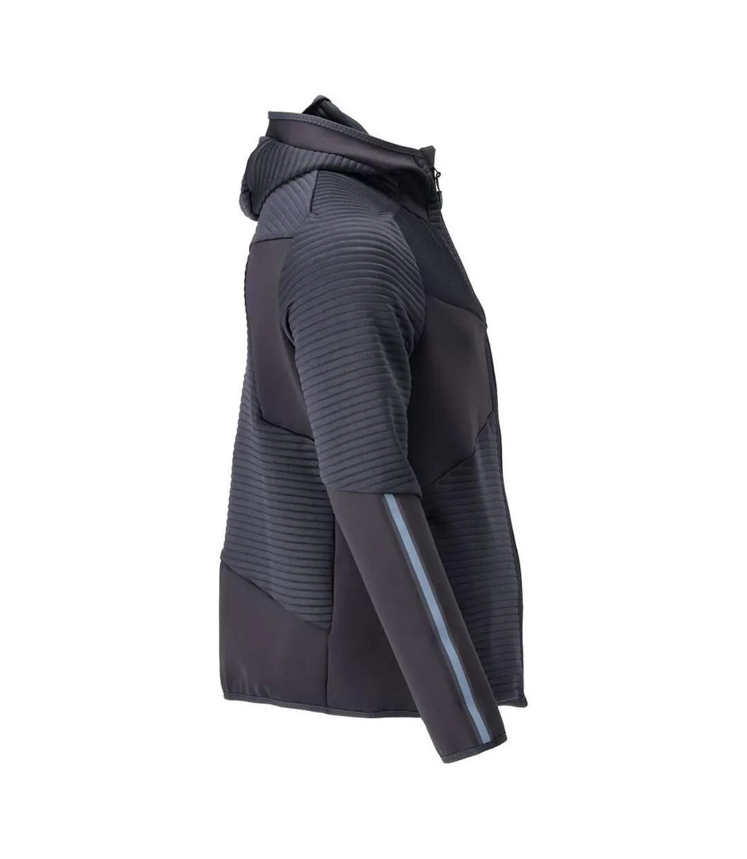 Mens Customised Hooded Fleece Jacket Dark Navy Mascot-3