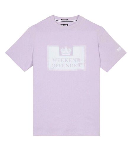 T-shirt Style Graphique Bonpensiero Homme Violet Weekend Offender